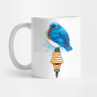 Beautiful Bluebird Bird Mug